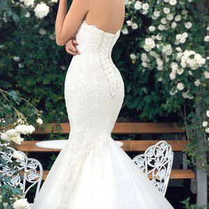Mermaid Lace Wedding Dress (Including the Belt)